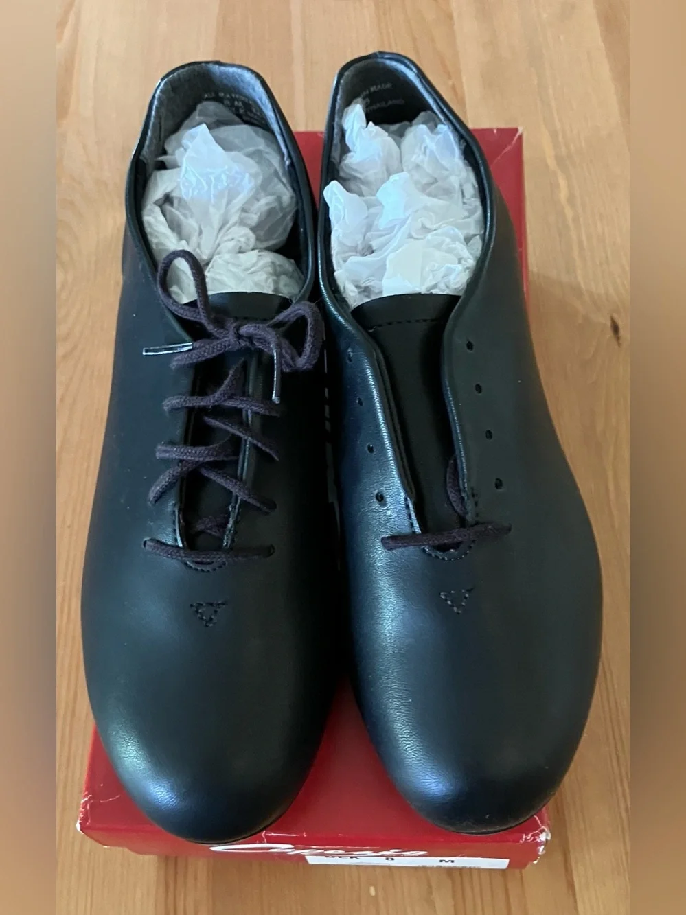 NEW Capezio Tapster 442 Black Men’s Oxford Tap Shoes Size 8
